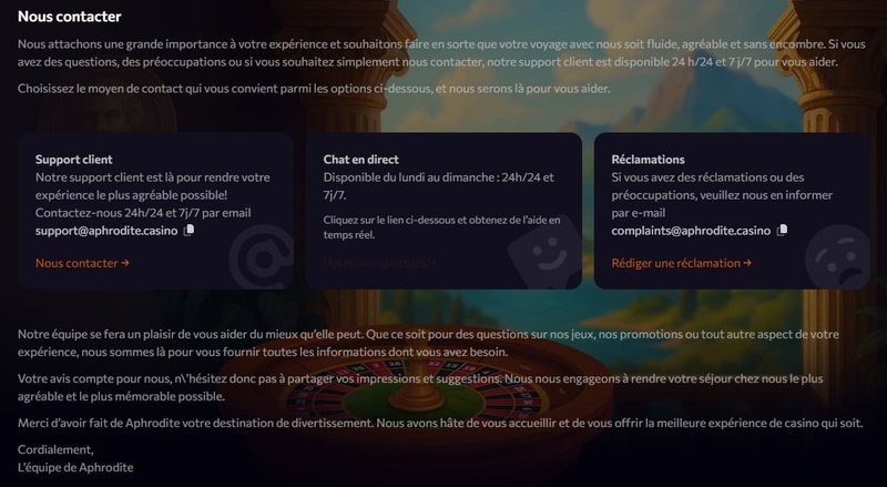 Aphrodite casino mobile - Découvrez les Meilleures Offres à l'Aphrodite Casino en France en 2024